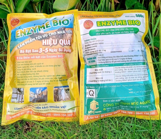 Men vi sinh Enzyme BiO- chuyên dụng cho nhà yến